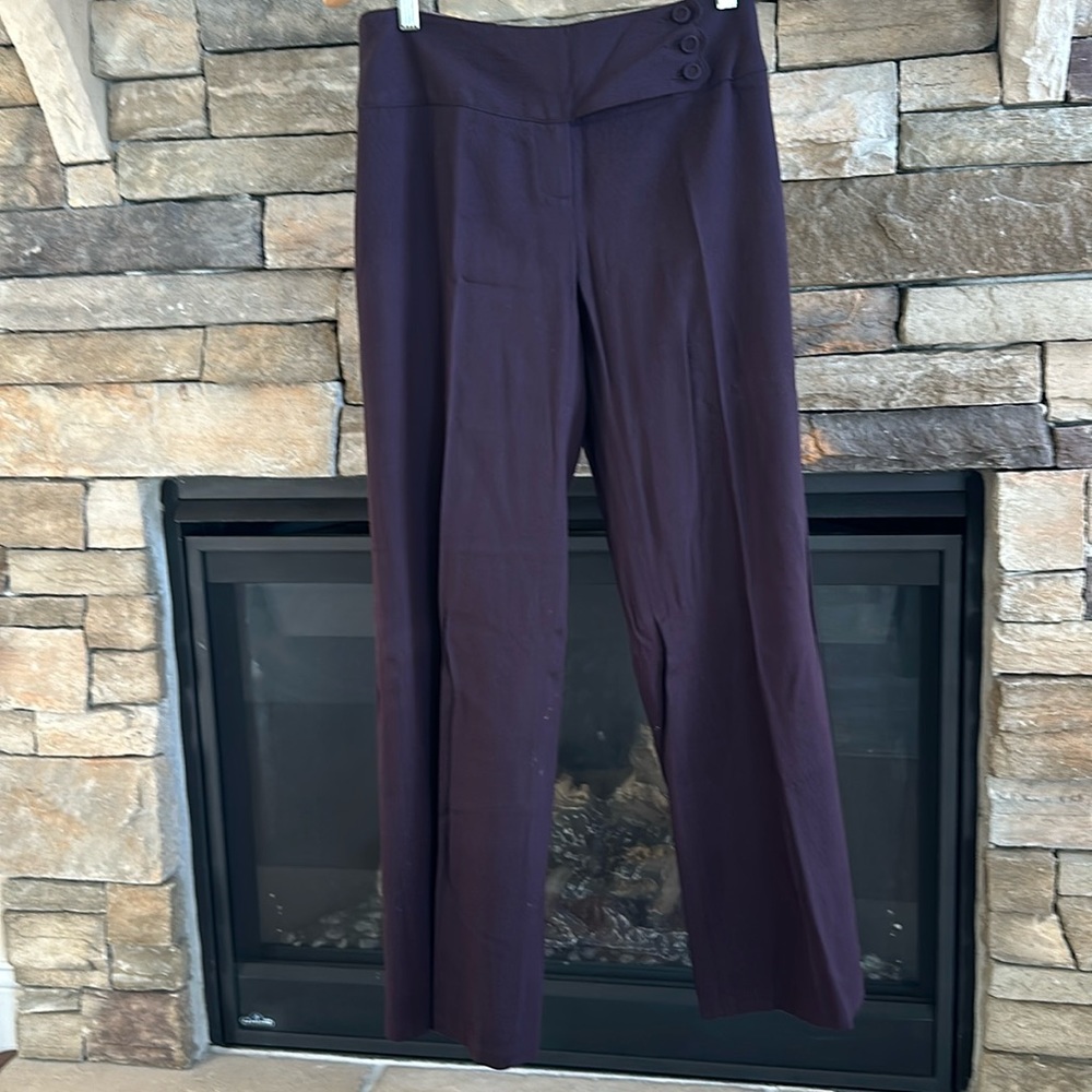 Elegant pants by Nanette Lepore, size 8, purple (merlot?🤷‍♂️)